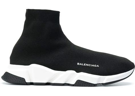 black and white balenciaga sneakers|balenciaga high heel sneakers.